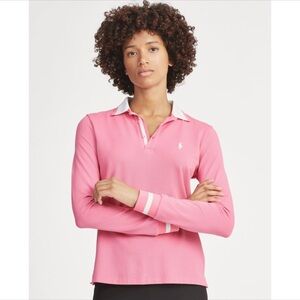 RALPH LAUREN POLO GOLF Tailored Fit Women’s Shirt Size XL in Maui Pink🏌️‍♀️